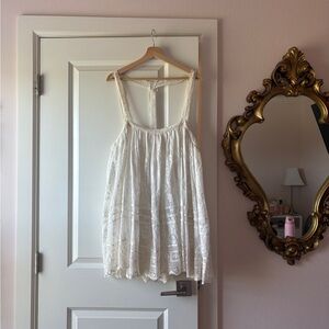 Free People Ivory Lace Dress
